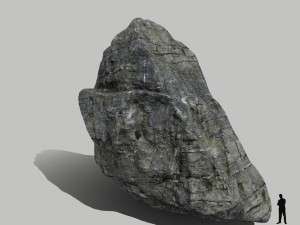 cliff rock set Model 3D