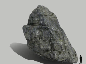 cliff rock set 3D Model