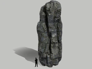 cliff rock set 3D Model