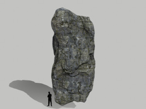 cliff rock set Model 3D