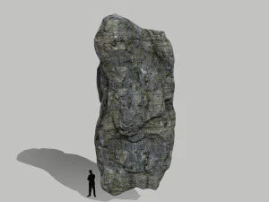cliff rock set 3D Model