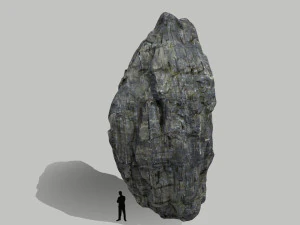 cliff rock set 3D Model