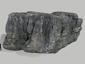 cliff rock set 3D Model