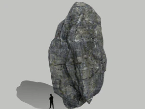 cliff rock set 3D Model