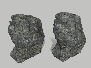 cliff rock set 3D Model