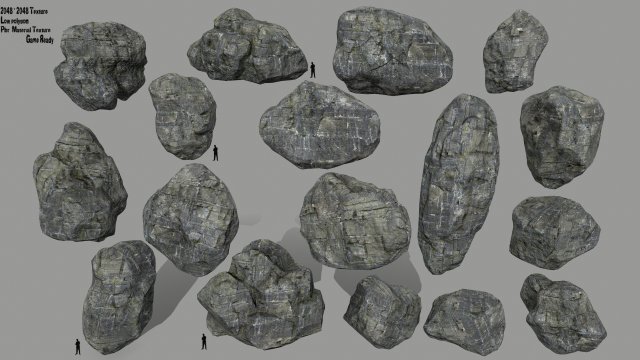 cliff rock Modelo 3D .c4d .max .obj .3ds .fbx .stl .blend