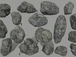 cliff rock 3D मॉडल