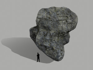 cliff rock Modelo 3D