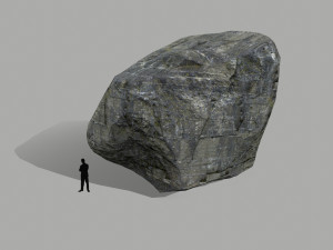 cliff rock Modelo 3D