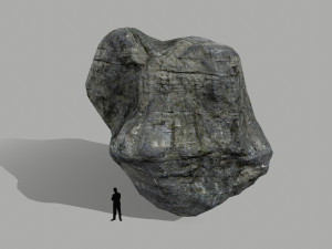 cliff rock Modelo 3D