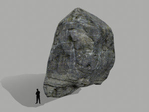 cliff rock Modelo 3D
