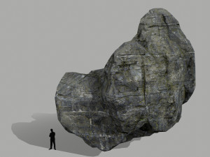 cliff rock Modelo 3D