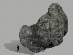 cliff rock 3D Model