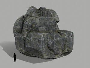 cliff rock 3D Model