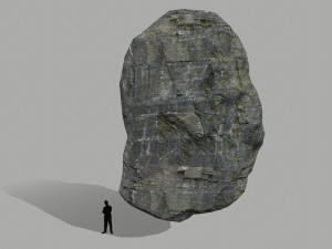 cliff rock Modelo 3D