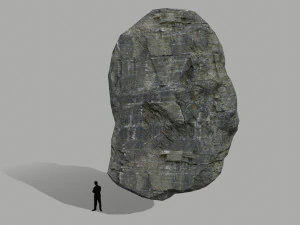 cliff rock 3D Model