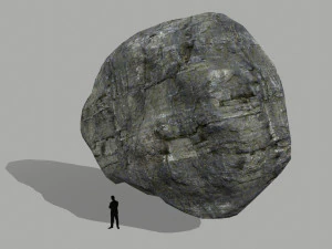 cliff rock 3D Model