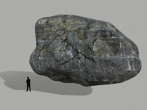 cliff rock Modelo 3D