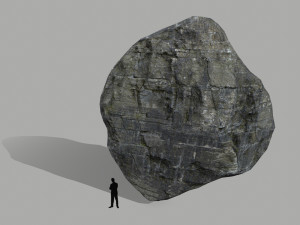 cliff rock Modelo 3D