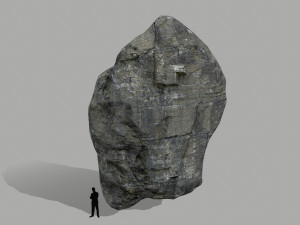 cliff rock Modelo 3D