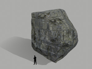 cliff rock Modelo 3D