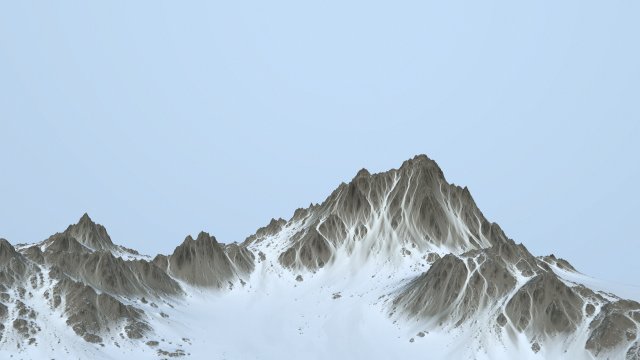 snowmountain 3D 模型 .c4d .max .obj .3ds .fbx .stl .blend 