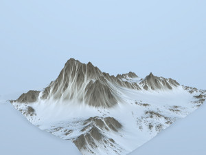 snowmountain 3D 模型
