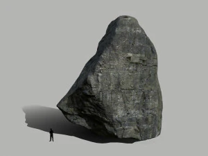 cliff rock set 3D Model
