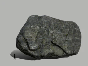 cliff rock set 3D Model