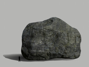 cliff rock set Model 3D