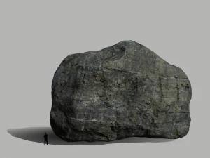 cliff rock set 3D Model