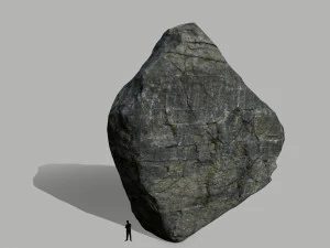 cliff rock set 3D Model