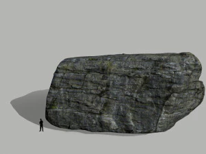cliff rock set 3D Model
