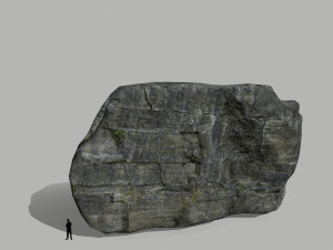 cliff rock set Model 3D