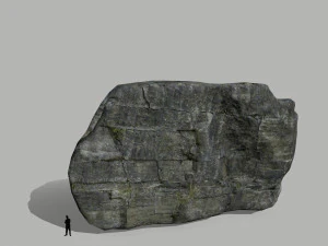 cliff rock set 3D Model