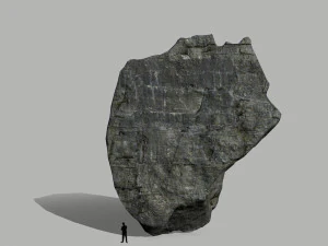 cliff rock set 3D Model