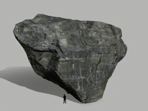 cliff rock set 3D Model