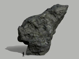 cliff rock set 3D Model