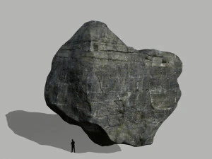 cliff rock set 3D Model