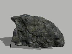 cliff rock set 3D Model