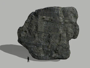 cliff rock set 3D Model