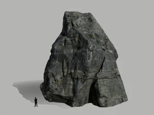 cliff rock set 3D Model
