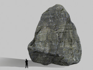 cliff rocks Model 3D