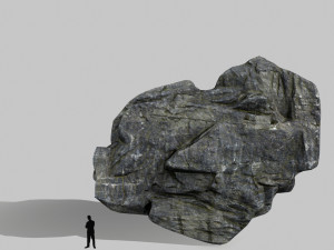 cliff rocks Model 3D