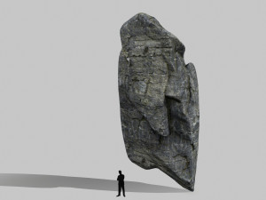 cliff rocks Model 3D