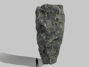 cliff rocks Model 3D