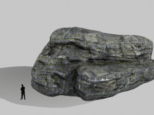 cliff rocks Model 3D