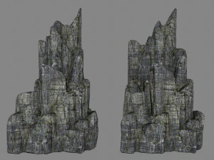 cliff rocks 3D Model