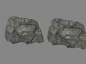 cliff rocks Model 3D