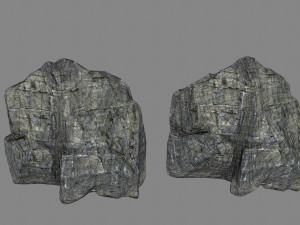 cliff rocks Model 3D